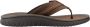 Clarks Stijlvolle Zomer Flip Flops Brown Heren - Thumbnail 4