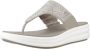 Clarks Grijze Strass Sleehak Sandaal voor Vrouwen Gray Dames - Thumbnail 2