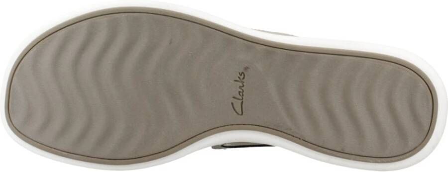 Clarks Flip Flops Gray Dames