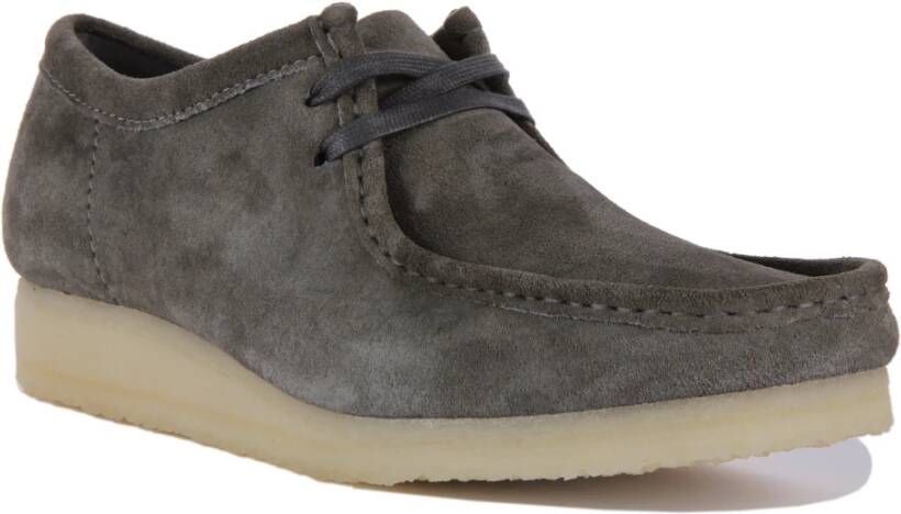 Clarks Grijze Wallabee Herenschoenen Gray Heren