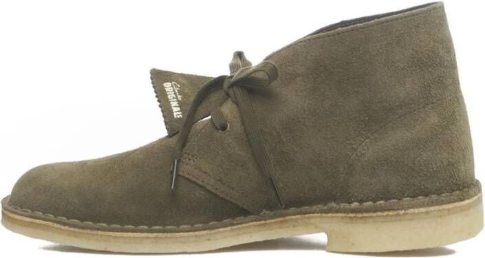 Clarks Groene Enkellaarzen voor Heren Green Heren