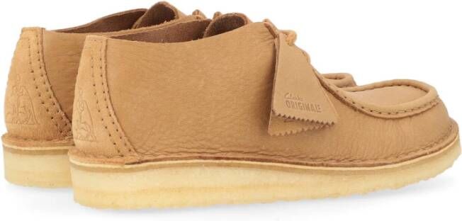 Clarks Handgemaakte Lichtbruin Leren Woestijnlaarzen Brown Heren