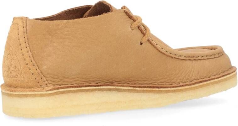 Clarks Handgemaakte Lichtbruin Leren Woestijnlaarzen Brown Heren