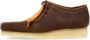 Clarks Bruine Leren Mocassins Vierkante Neus Schoenen Brown Heren - Thumbnail 15