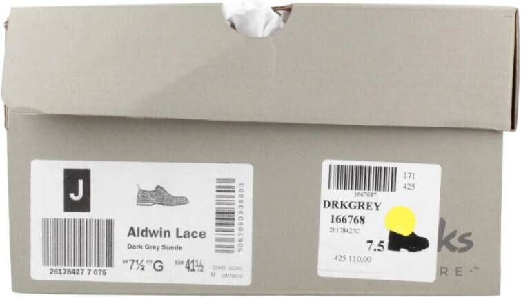 Clarks Klassieke Aldwin Lace Suède Schoenen
