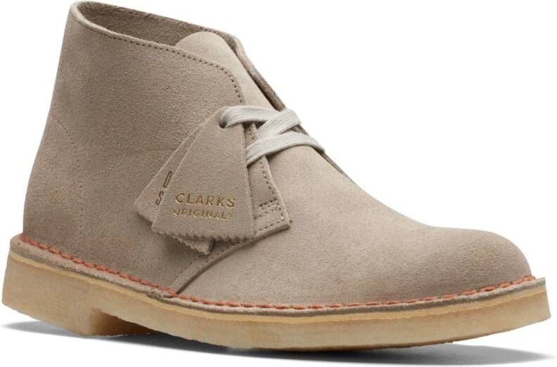 Clarks Klassieke Desert Boot Beige Heren