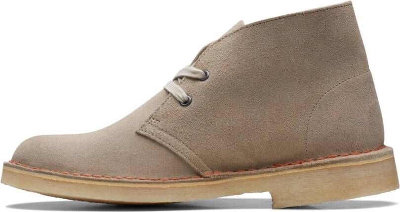 Clarks Klassieke Desert Boot Beige Heren