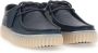 Clarks Blauwe Leren Veterschoenen Blue Heren - Thumbnail 6