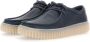 Clarks Blauwe Leren Veterschoenen Blue Heren - Thumbnail 8