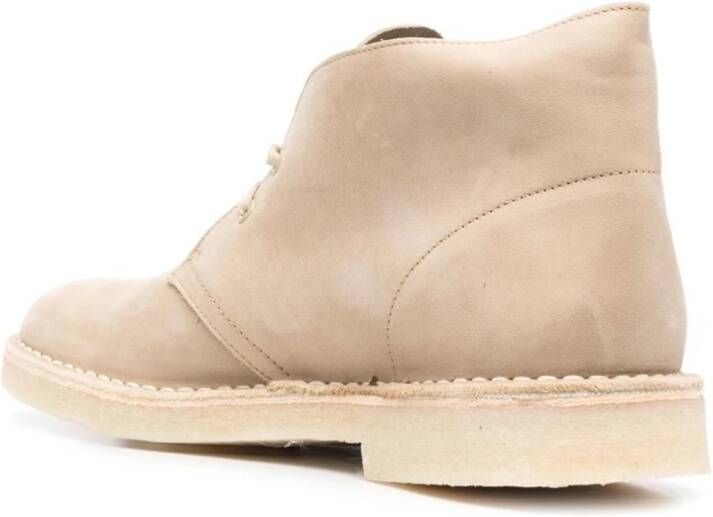 Clarks Lace-up Boots Beige Heren