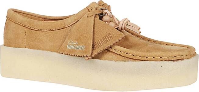 Clarks Laced Shoes Beige Dames