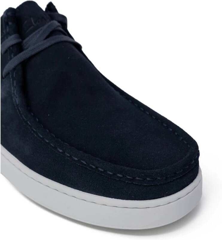 Clarks Laced Shoes Blue Heren