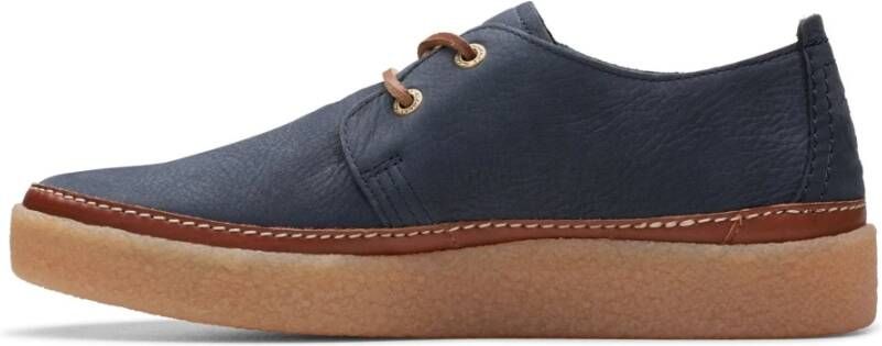 Clarks Laced Shoes Blue Heren