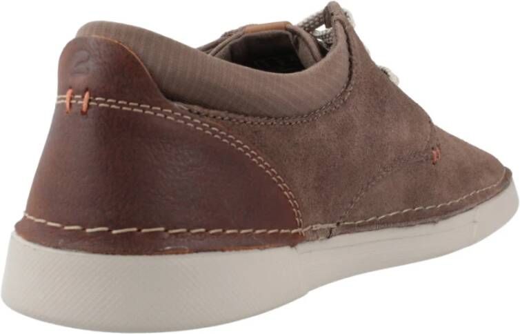 Clarks Laced Shoes Brown Heren