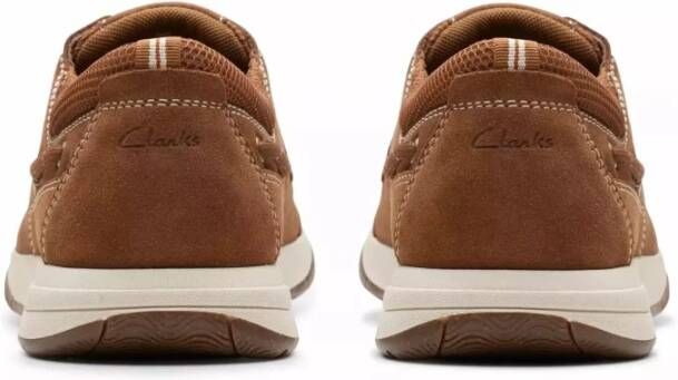 Clarks Laced Shoes Brown Heren