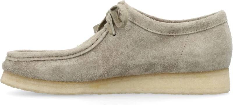 Clarks Laced Shoes Gray Heren