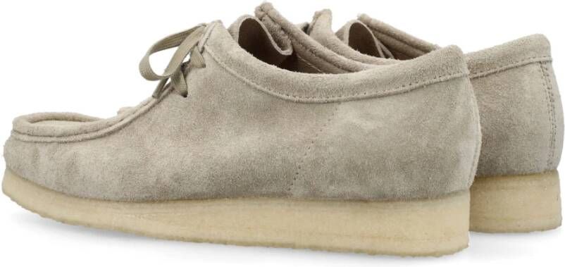 Clarks Laced Shoes Gray Heren