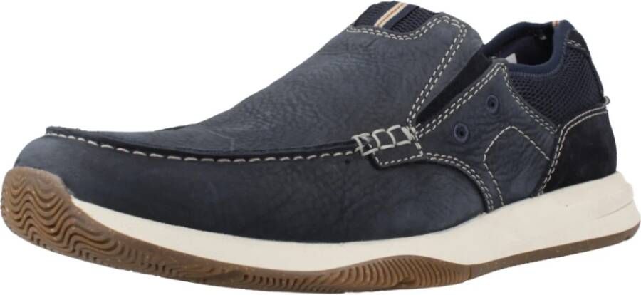 Clarks Loafers Blue Heren