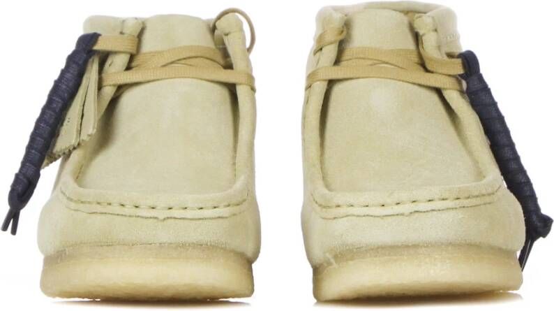 Clarks Maple Suède Wallabee Laars Beige Heren