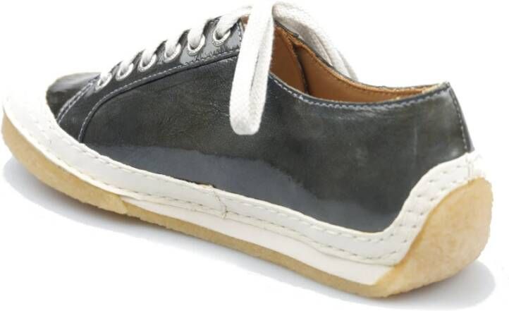 Clarks Metallic Leren Street Chic Sneaker Green Dames