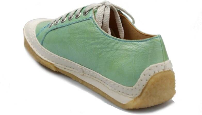 Clarks Metallic Leren Street Chic Sneaker Green Dames