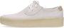 Clarks Off White Suede Heren Lifestyle Schoen White Heren - Thumbnail 3