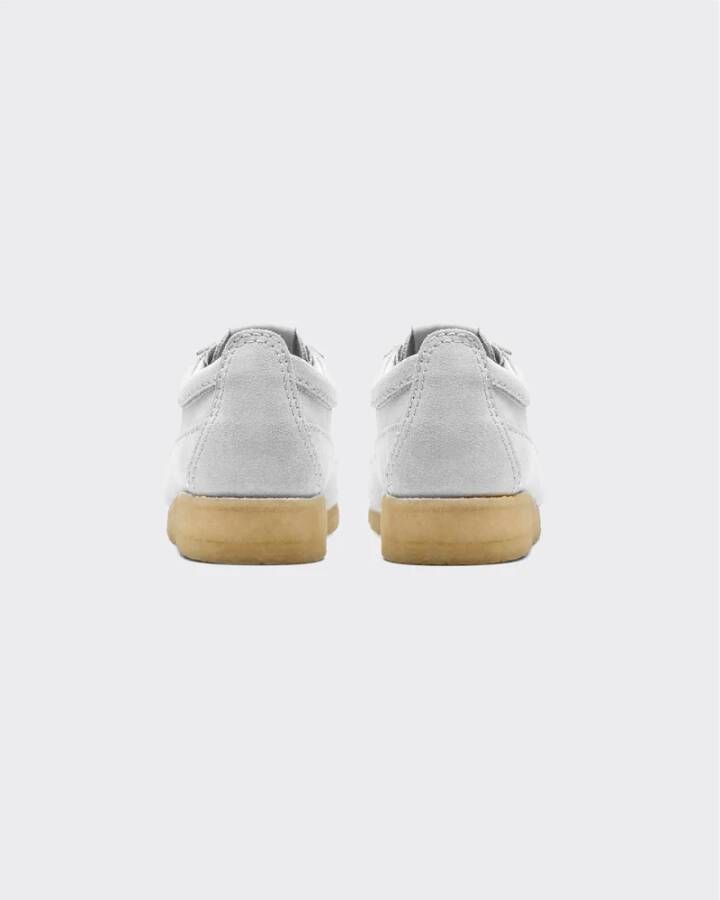 Clarks Off White Suede Wallabee Tor Sneakers White Heren