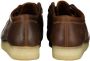 Clarks Bruine Leren Mocassins Vierkante Neus Schoenen Brown Heren - Thumbnail 9