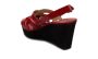 Clarks Patent Leren Sleehak Sandalen Red Dames - Thumbnail 3