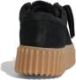 Clarks Platte Sponge en Suède Rubberen Schoen Black Dames - Thumbnail 6