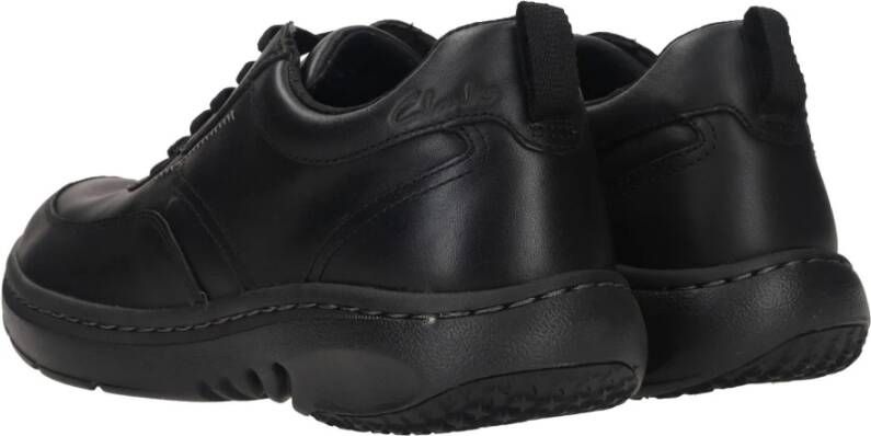 Clarks Heren Werk Lace-Up Sneakers Zwart Heren