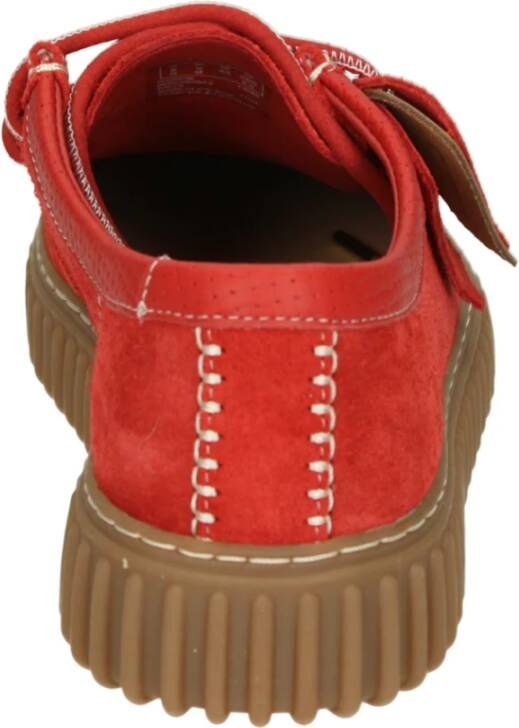 Clarks Rode Suède Casual Lage Schoenen