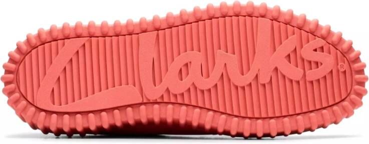 Clarks Rode veterschoen voor dames