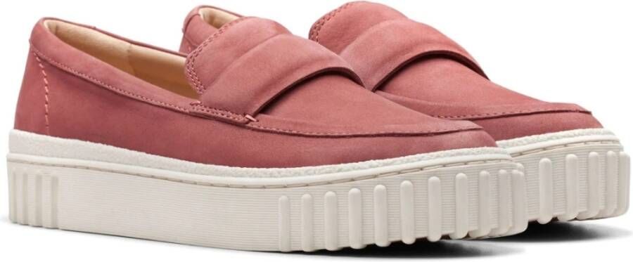 Clarks Roze Cove Loafers voor Vrouwen Pink Dames