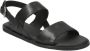 Clarks Stijlvolle zwarte leren sandalen Zwart Dames - Thumbnail 11