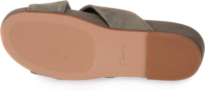 Clarks Pure Twist Sage Slider Sandalen Beige Dames