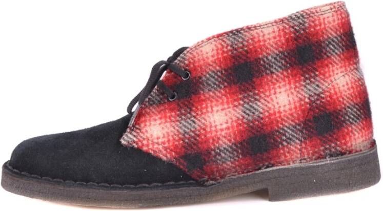 Clarks Stijlvolle en comfortabele enkellaarsjes Rood Heren