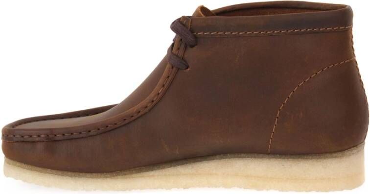 Clarks Stijlvolle Wallabee Boot voor heren Bruin Heren