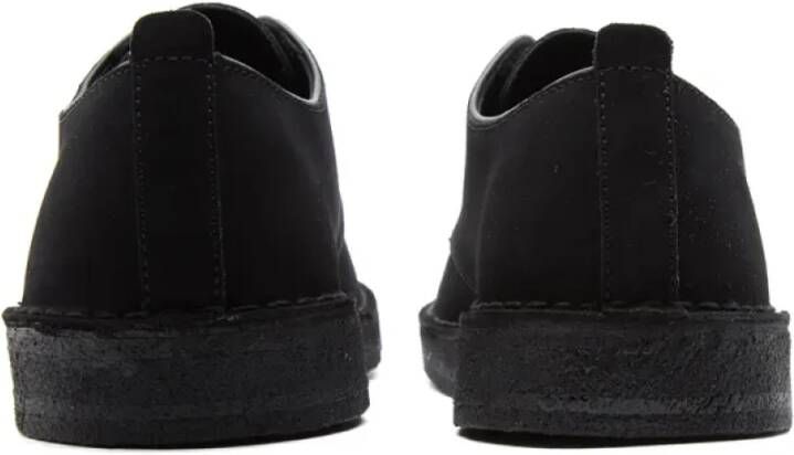 Clarks Zwart Suède Coal London Zwart Heren