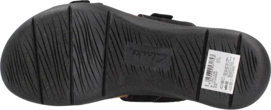 Clarks Sliders Black Dames