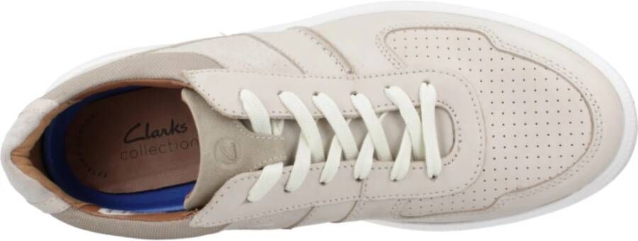 Clarks Cambro Race Heren Sneakers Off White Combi - Foto 10
