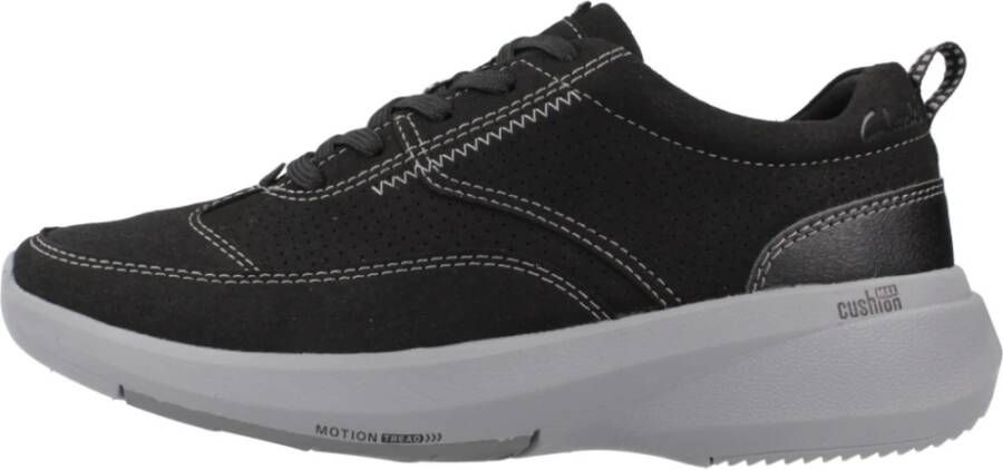 Clarks Stijlvolle Heren Sneakers Black Heren