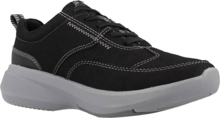 Clarks Stijlvolle Heren Sneakers Black Heren