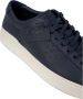 Clarks Blauwe Leren Sportieve Sneakers Rubberen Zool Blue Heren - Thumbnail 6