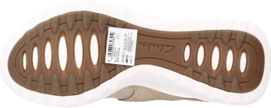 Clarks Stijlvolle Damessneakers Brown Dames