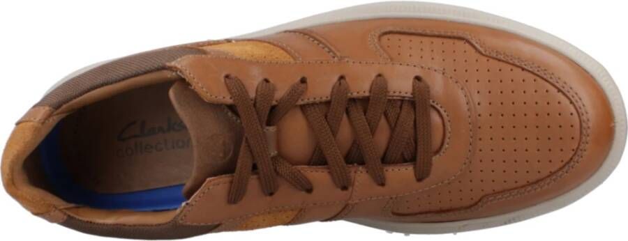 Clarks Stijlvolle Herensneakers Brown Heren