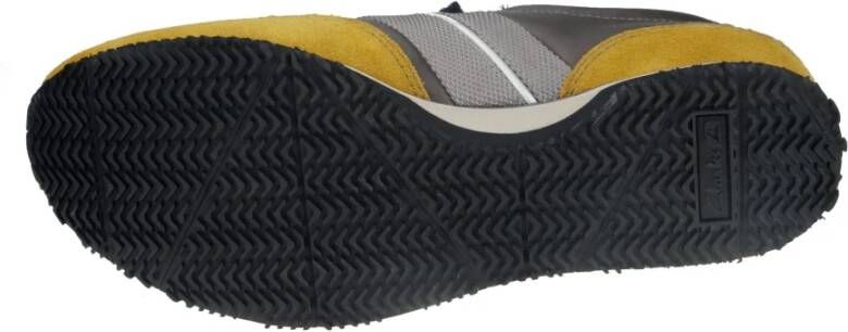 Clarks FlexiLite Leren Sneakers Geel Heren