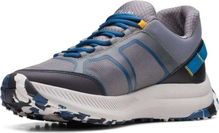 Clarks Grijze Trail Lo Sport Sneakers Grijs Heren