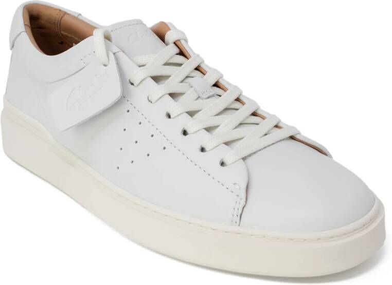 Clarks Sneakers White Heren