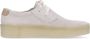 Clarks Ashcott Cup Off White Suede Sneakers Wit Heren - Thumbnail 2